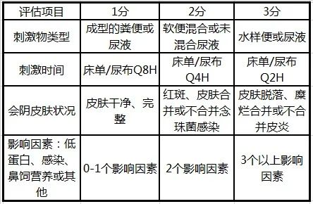 失禁性皮炎的最新分期及其临床意义概述