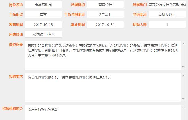 南京最新招聘信息概览 2017年招聘市场概览